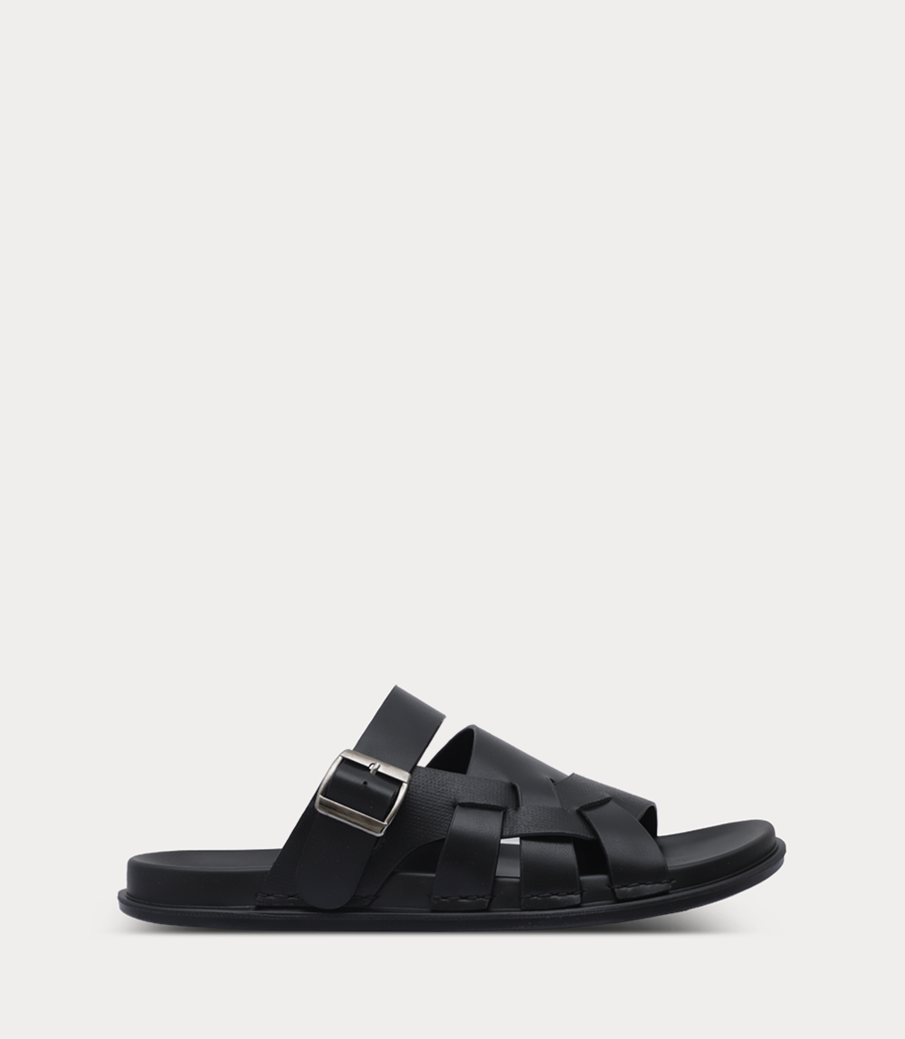 Men Slipper-BLACK
